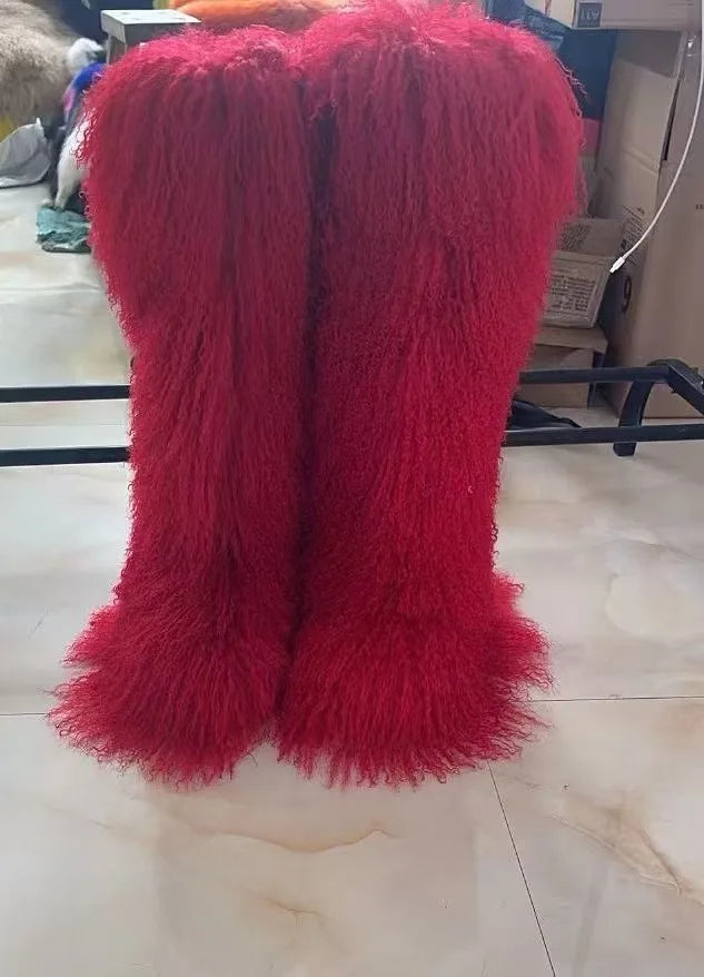 72 Winter Mongolian Fur Boot