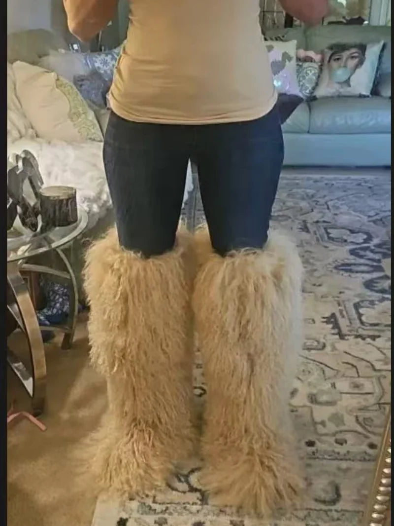 72 Winter Mongolian Fur Boot