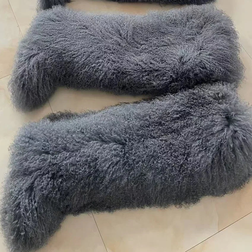 72 Winter Mongolian Fur Boot