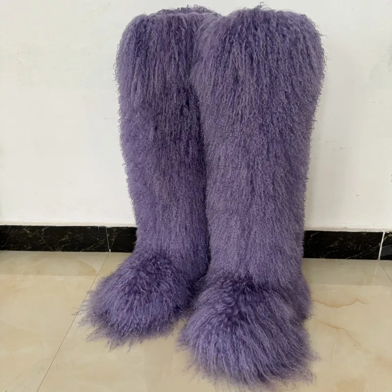 72 Winter Mongolian Fur Boot