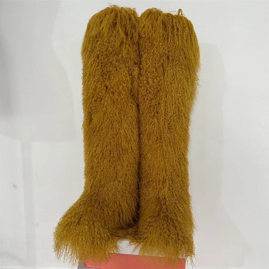 72 Winter Mongolian Fur Boot