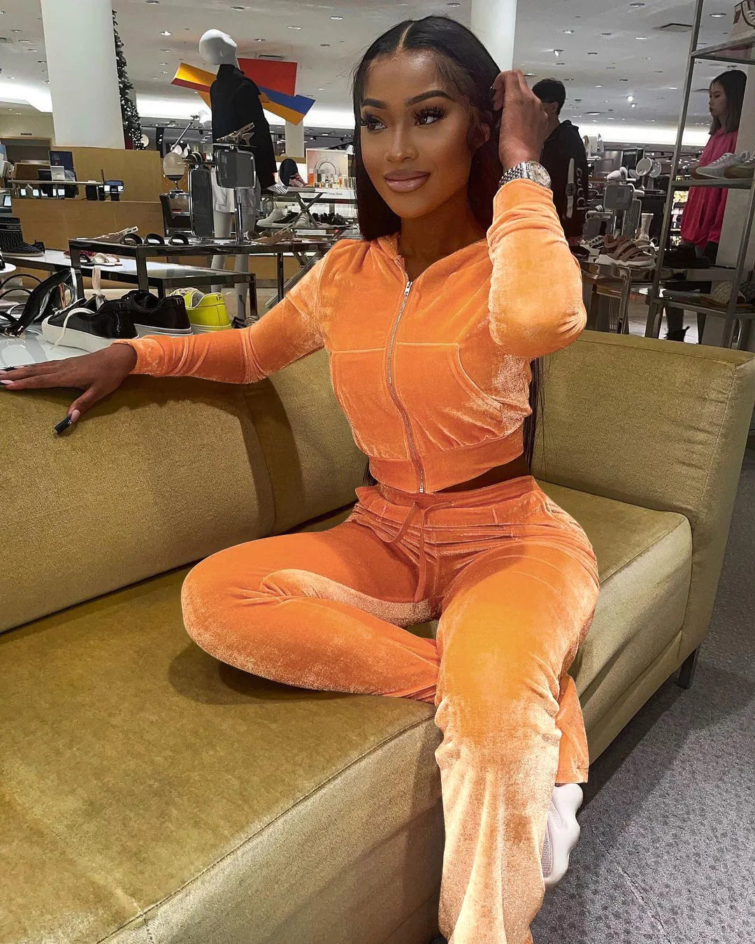 Banga Women Velvet Velour