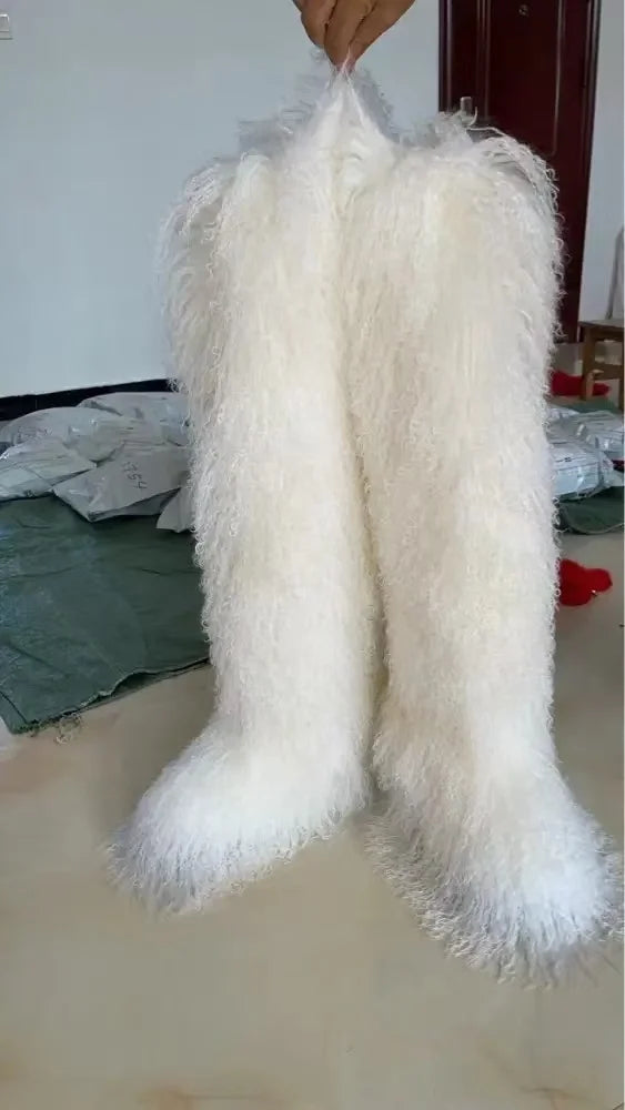 72 Winter Mongolian Fur Boot