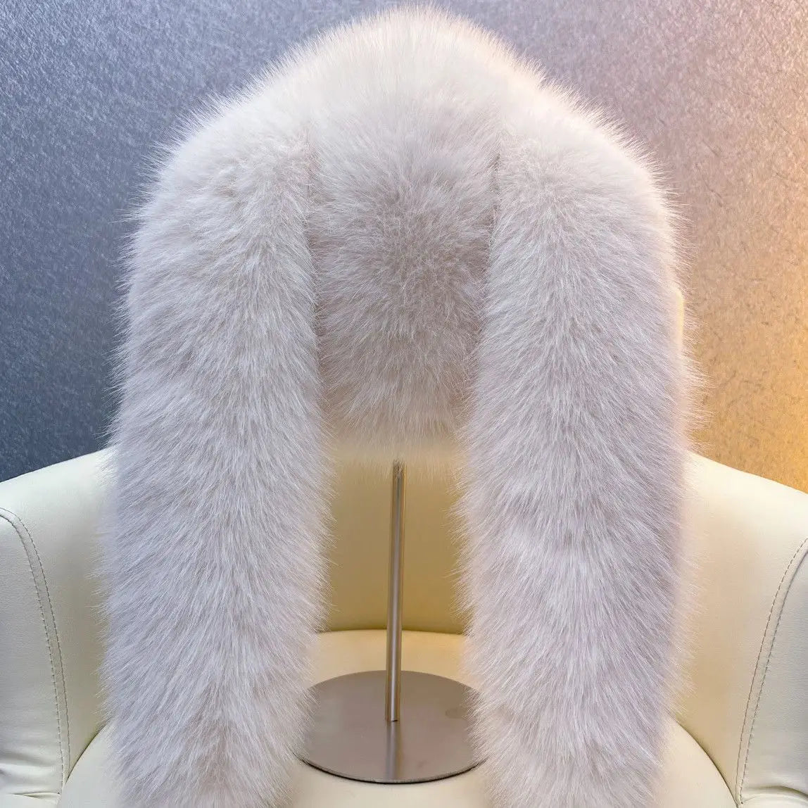 Faux Fur Long Ears Bucket Cap