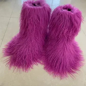 72 Winter Mongolian Fur Boot