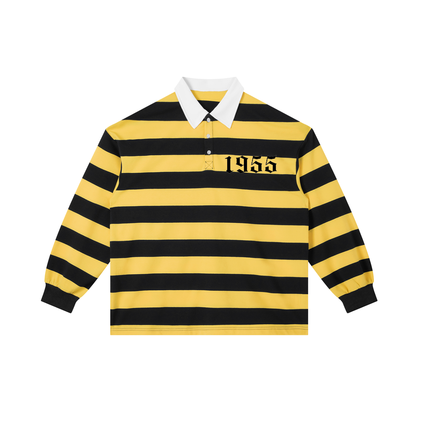 Color Block Stripe Polo Shirt