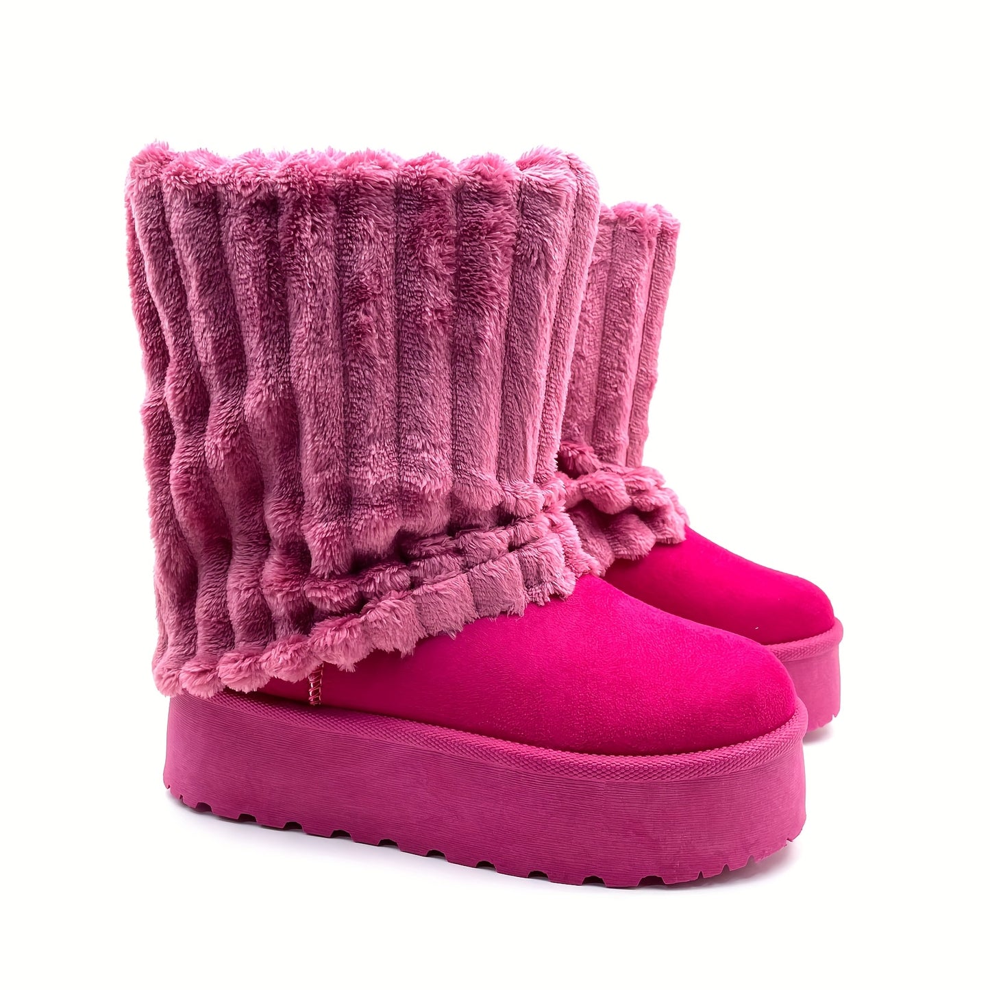 Snow Boots For Women Genuine Suede Leather