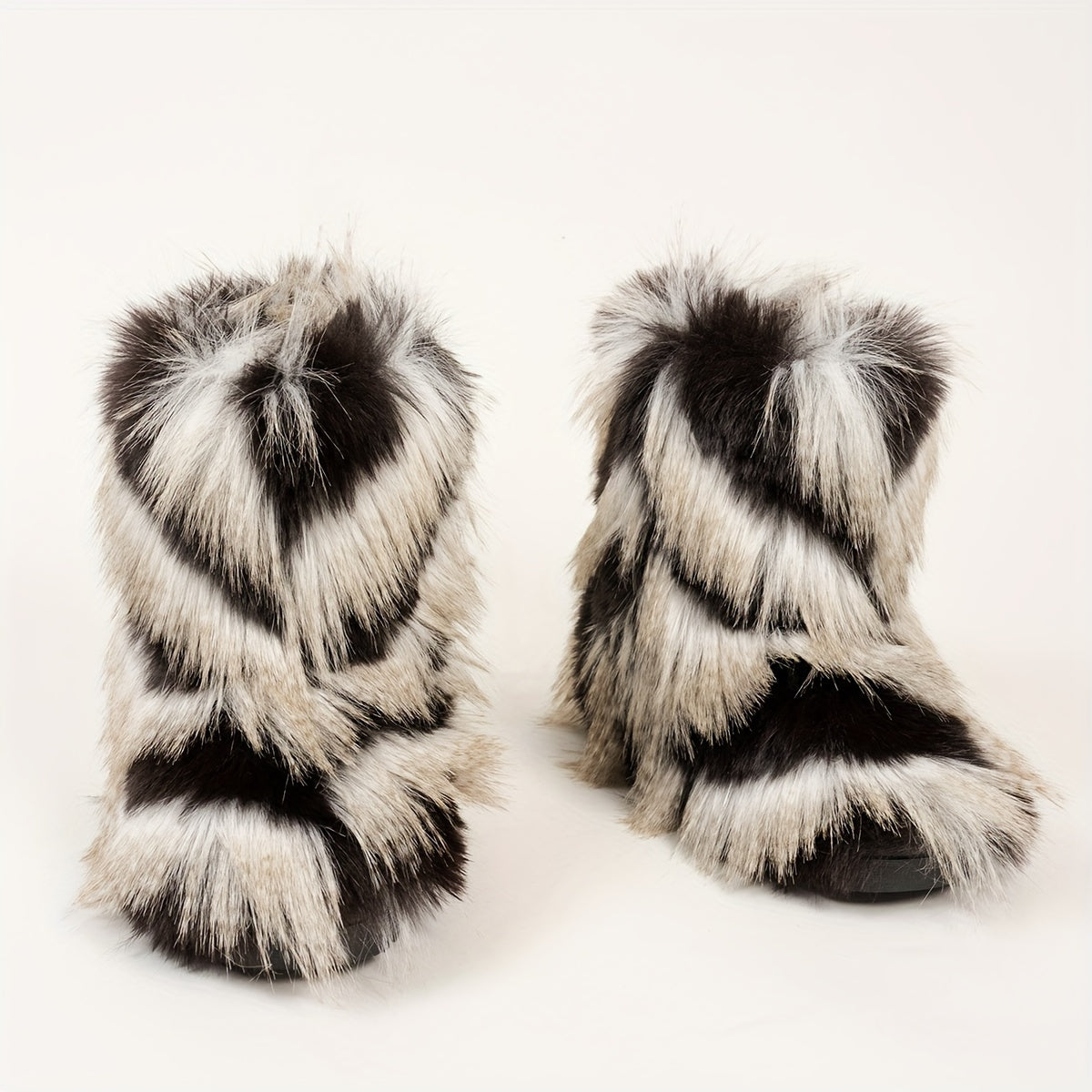 Furry booties