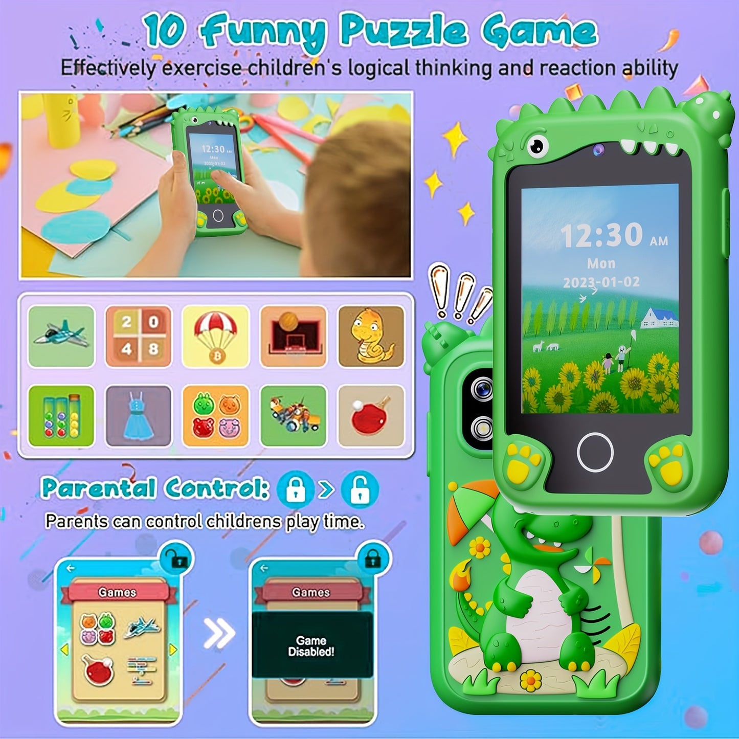 Interactive Kids Smart Phone with HD Camera