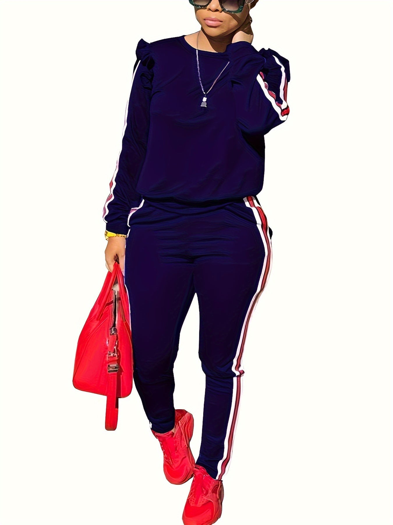 Ruffle Sleeve  Tracksuits