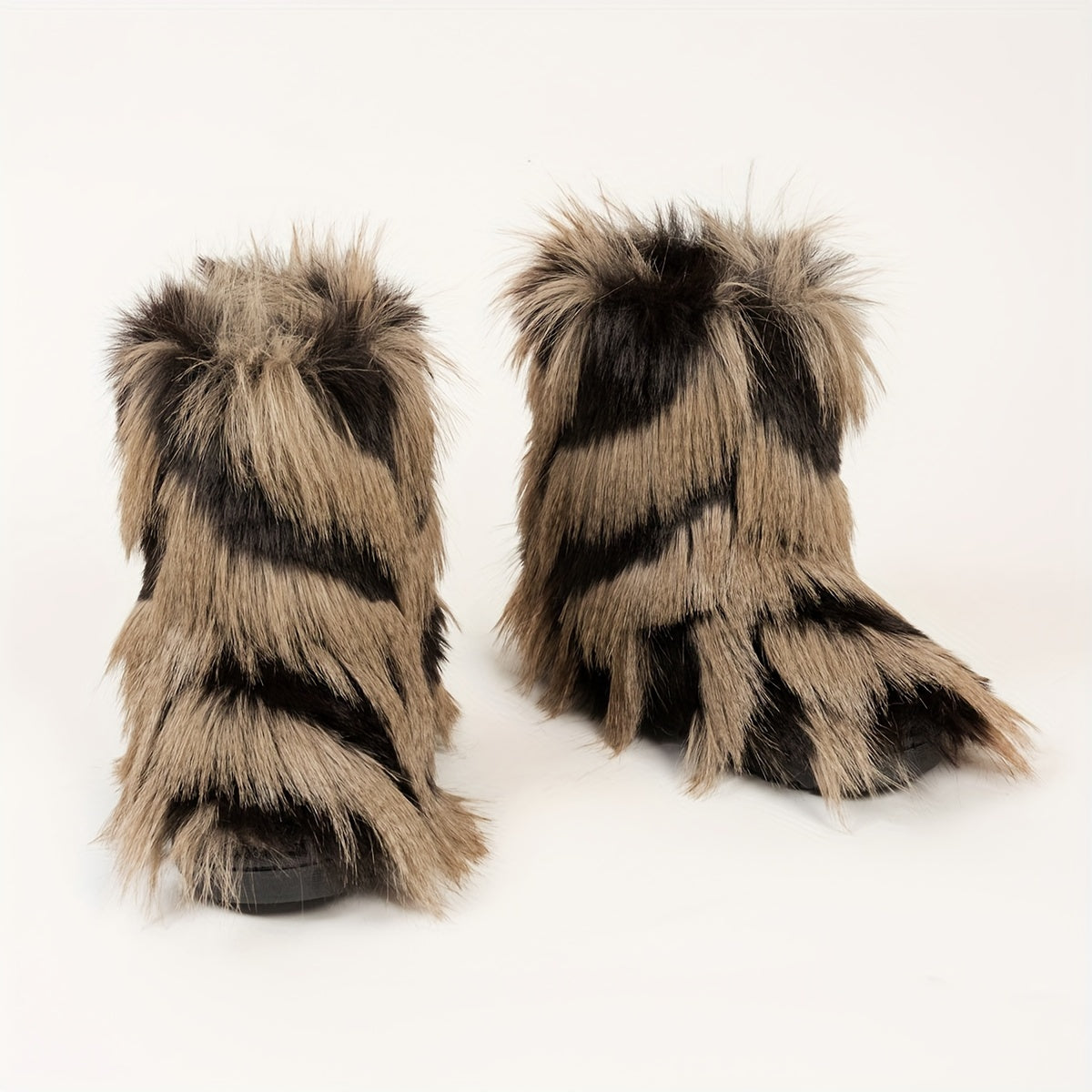 Furry booties