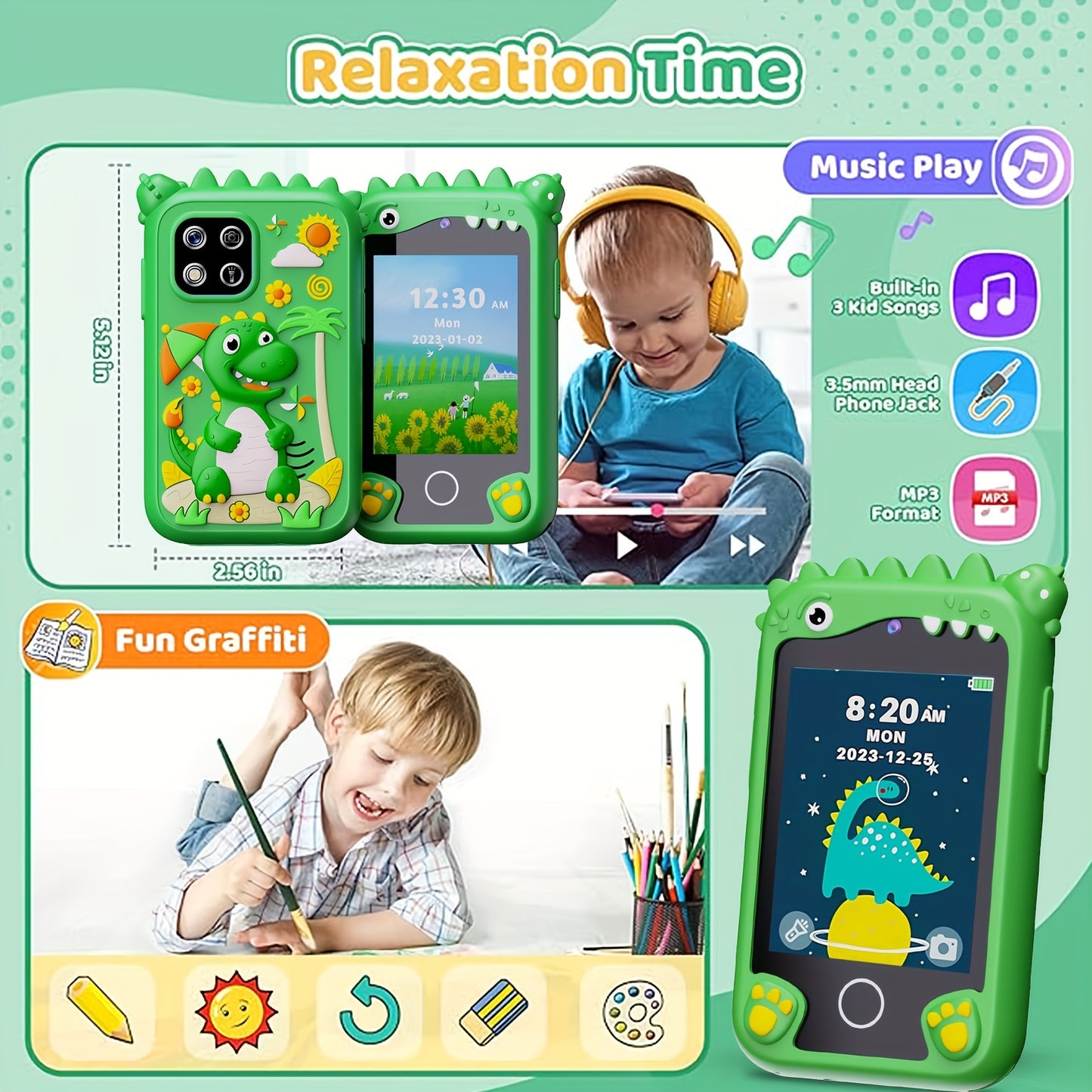 Interactive Kids Smart Phone with HD Camera