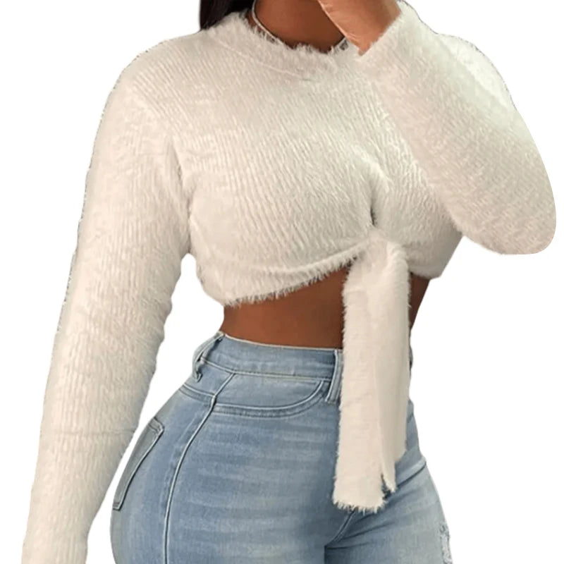 Banga Crop Top Knitted Sweater