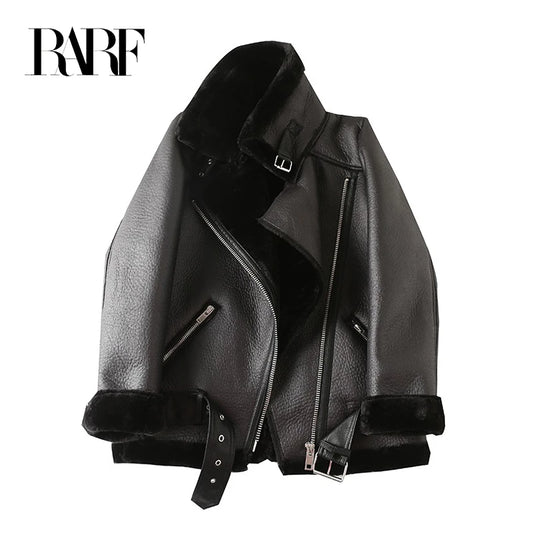 RARF lamb feather rider jacket