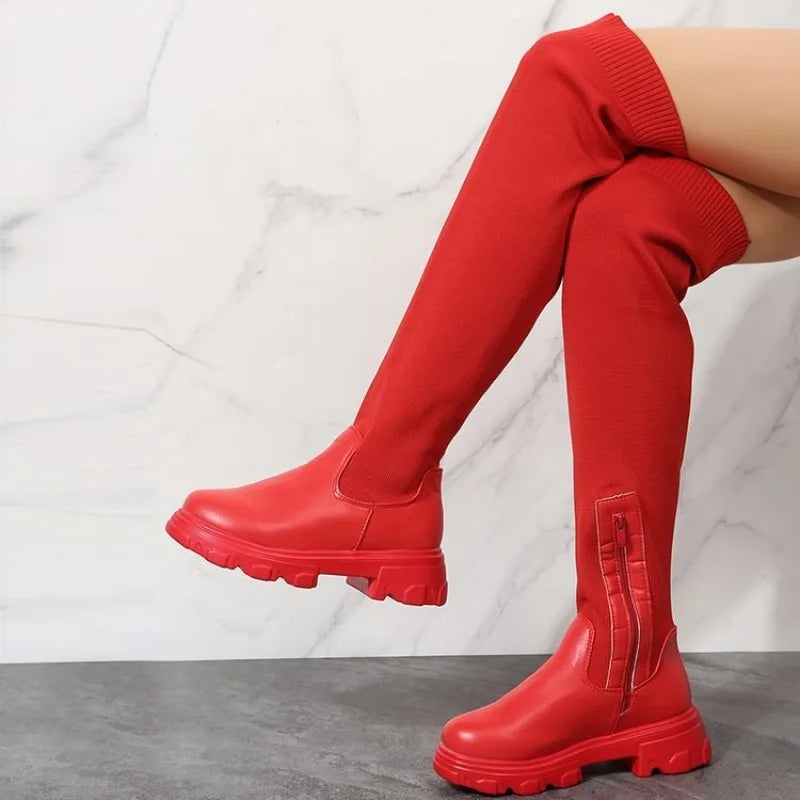 Women Over The knee Banga Boots