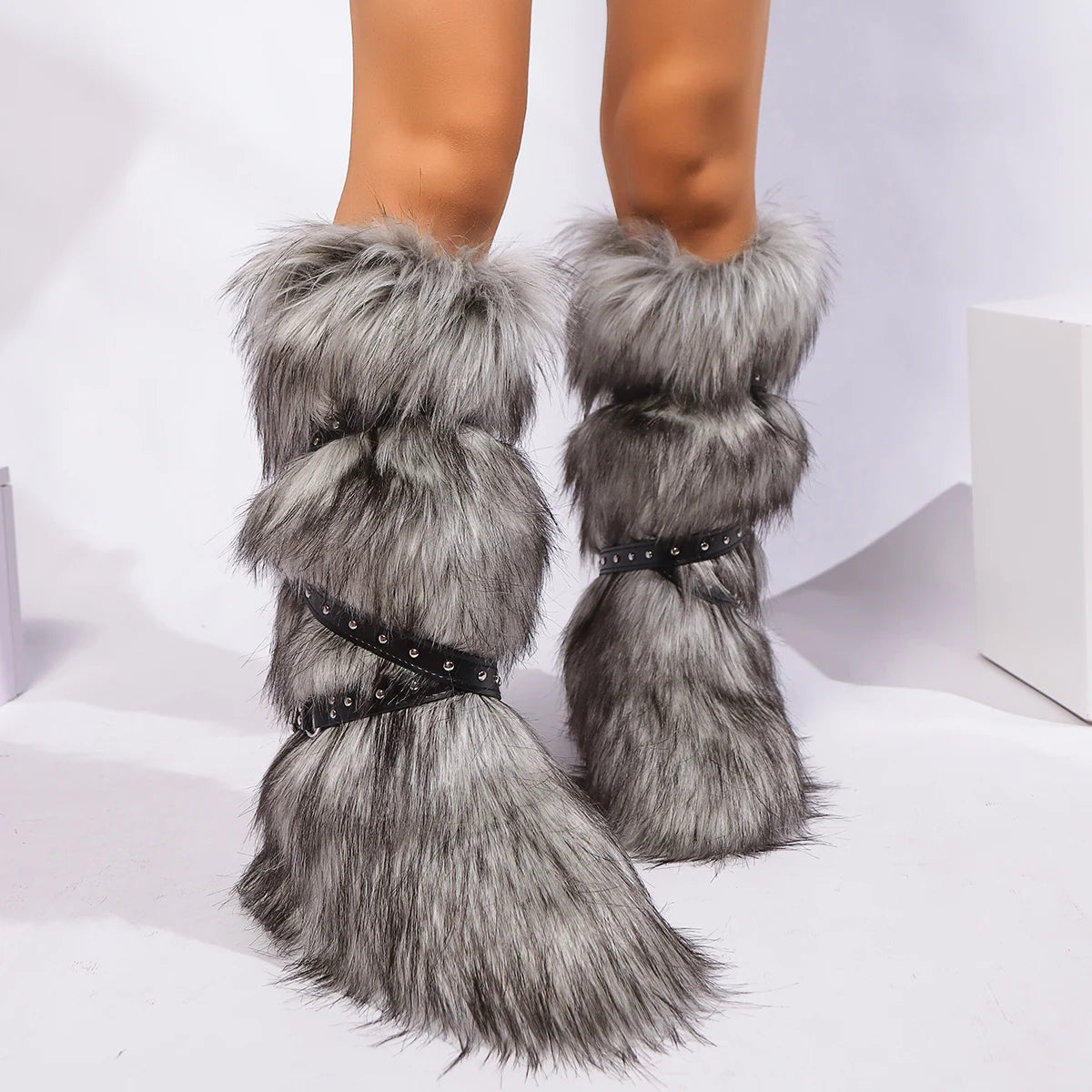 Winter Faux Fur Snow Boot