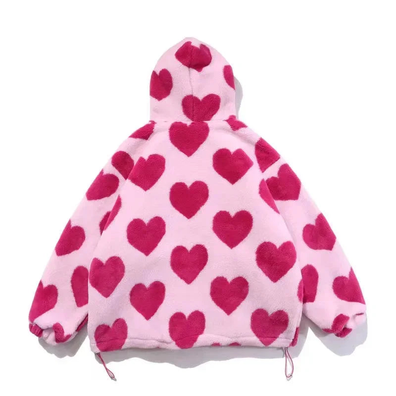 new love plush jacket