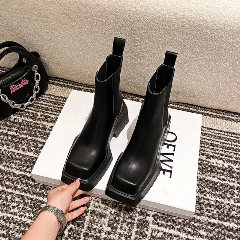 New Chunky  Chelsea Boots