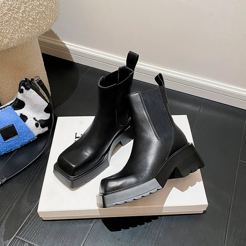 New Chunky  Chelsea Boots