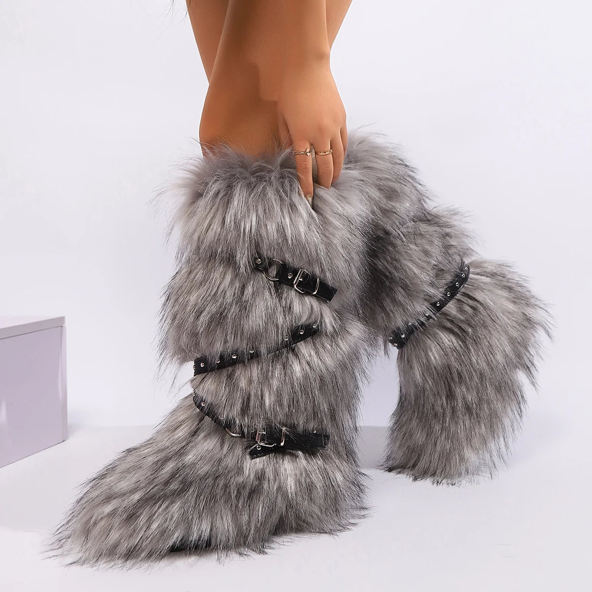 Winter Faux Fur Snow Boot