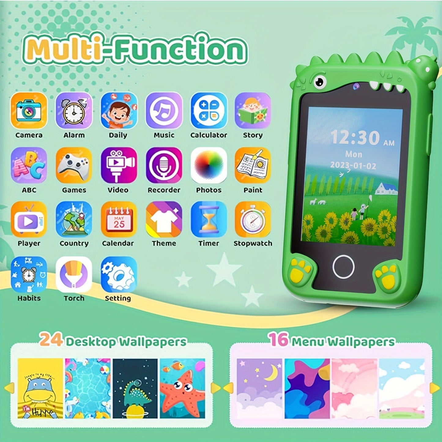 Interactive Kids Smart Phone with HD Camera